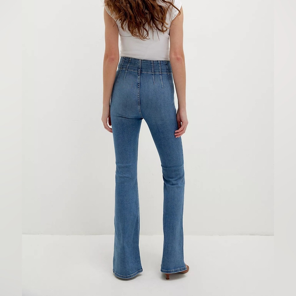 We The Free Jayde Light Blue Flare Jeans, 29 - Picture 2 of 7